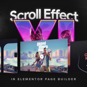 Elementor GTA 6 Landing Page Scrolling Effect