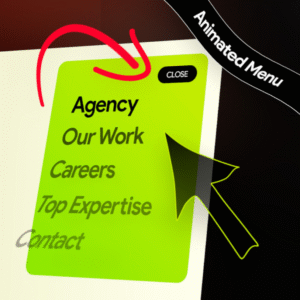 Elementor Animated Side Menu