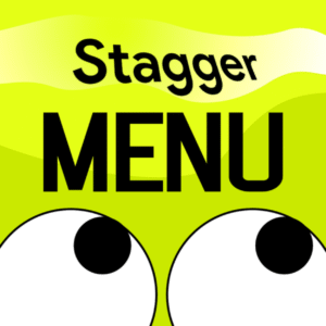 Elementor Stagger Menu