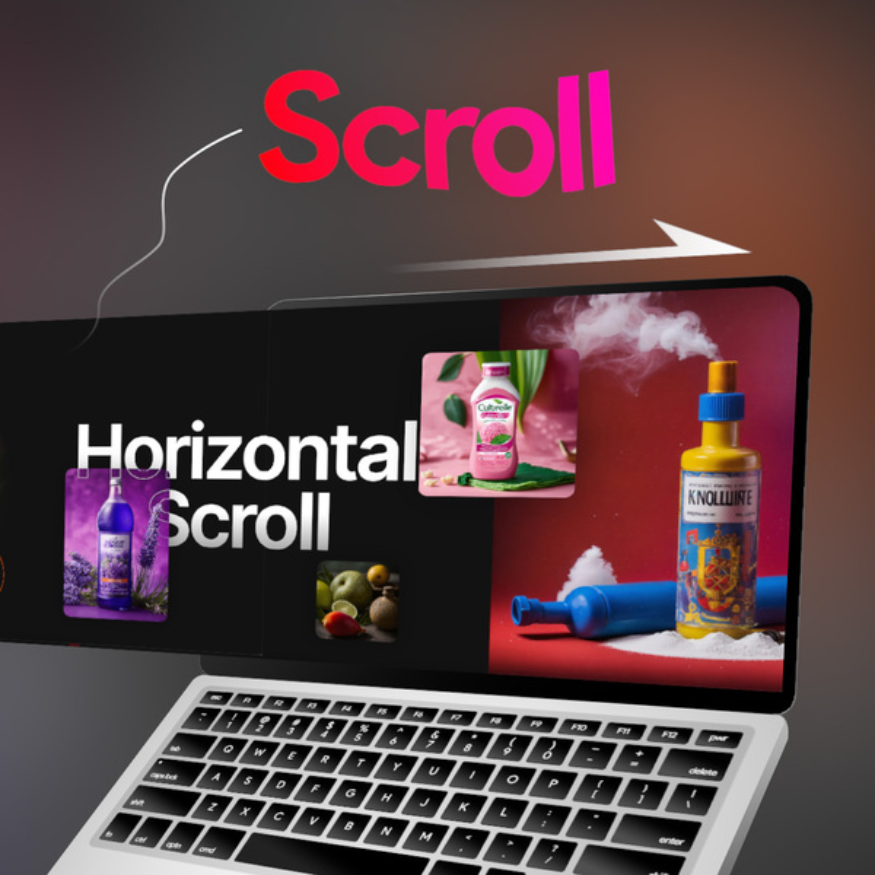 Elementor Horizontal Scrolling Page with Parallax