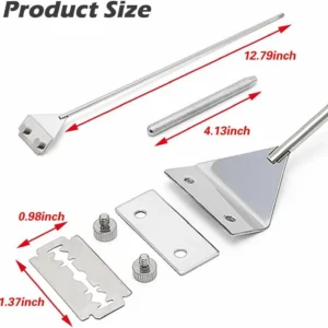 Jusuo Stainless Steel Blade Scraper (Aquarium Glass Cleaner)