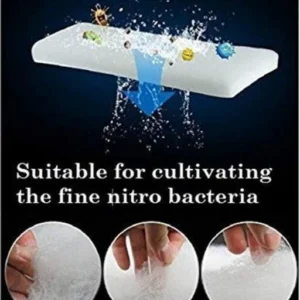 XING WHITE SPONGE 100 × 13.5 × 3 cm (Aquarium Filter Sponge)